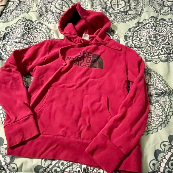 The North Face Jackets & Blazers - The North Face  medium pink red hoodie
